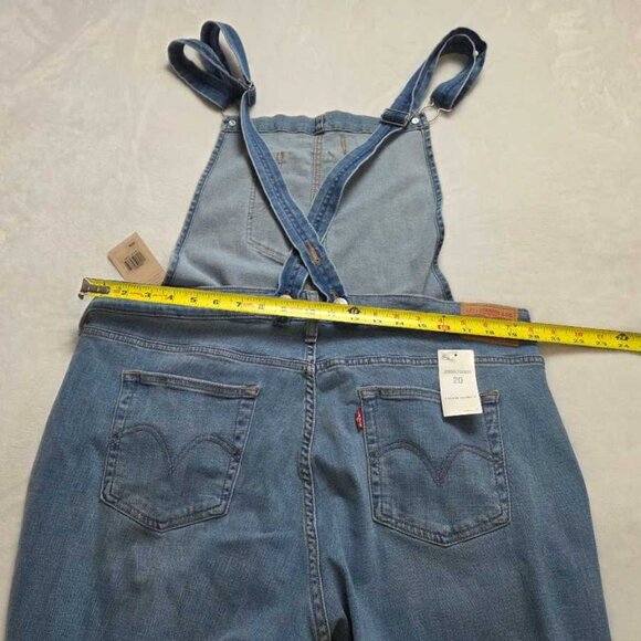 New Plus 20W Levi's stretch jean overalls in Blue Maple denim - Picture 9 of 12